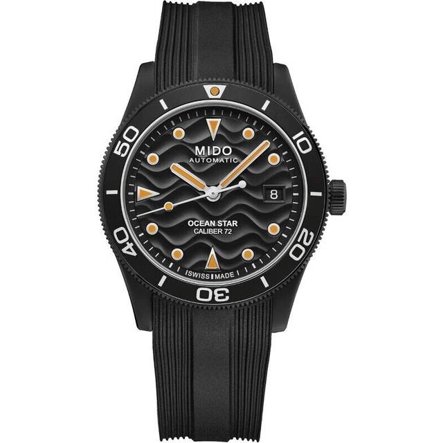 MIDO Ocean Star 39MM Black Rubber Strap Men's Watch M026.907.37.051.00 / M0269073705100 - 39 mm