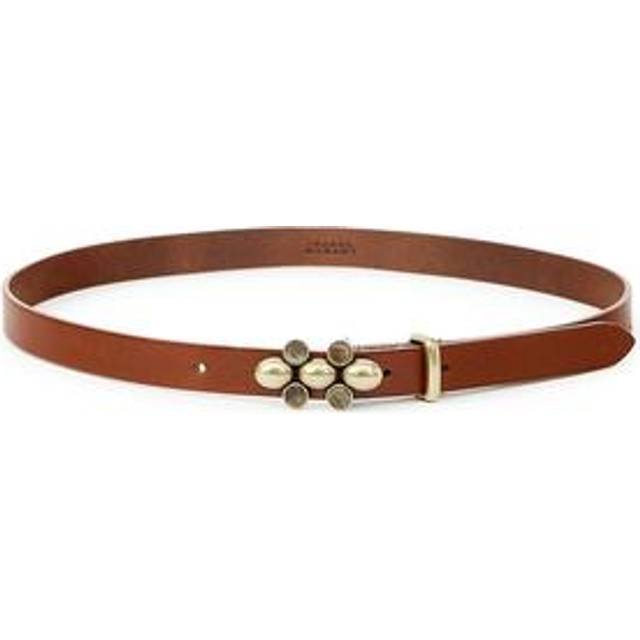 Valdez Leather Belt - Khaki - French brand Isabel Marant is known for it's bohemian French-chic aesthetic, and this filters into the label's range of accessories. From beaded hoop earrings to delicate bracelets and bold belts, there is something to finish any outfit, no matter the occasion.