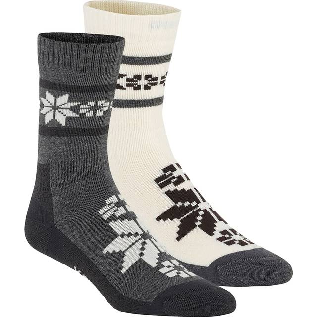 Kari Traa W's Rusa Sock 2-Pack Dus Grey (39-41)