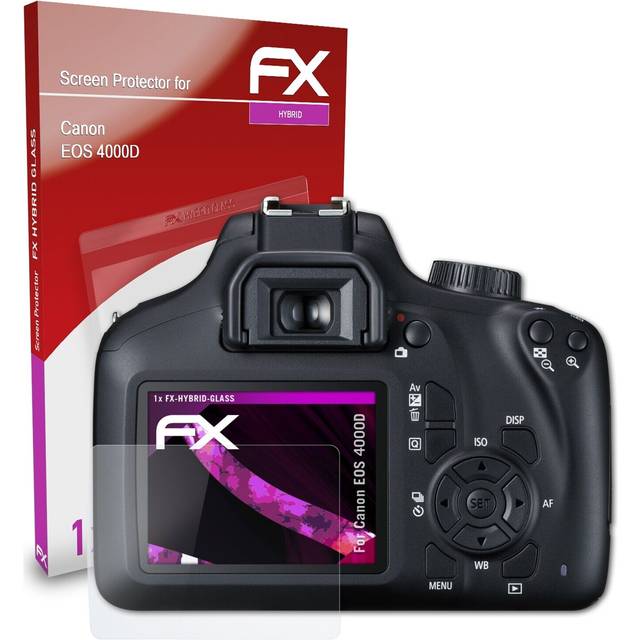 Atfolix Glass Protector For Canon Eos 4000d 9h Hybrid-glass
