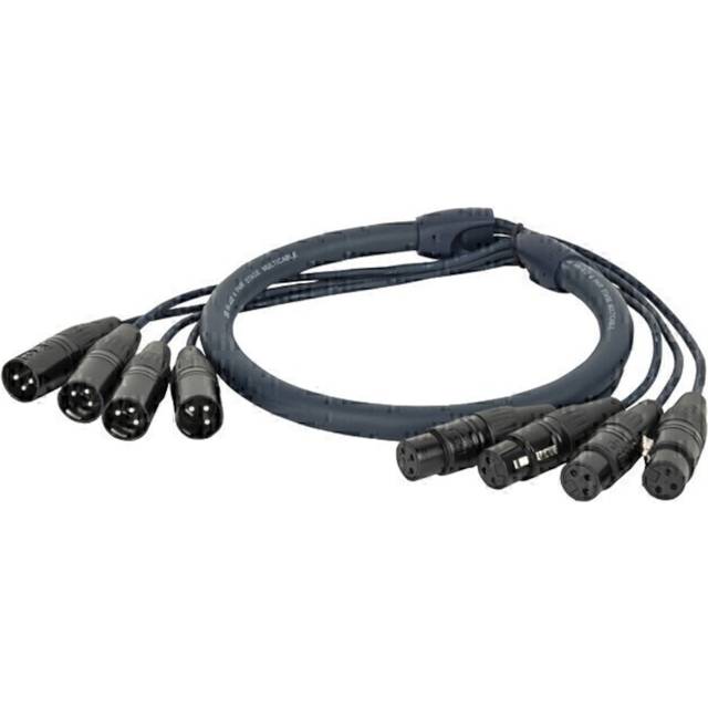 DAP DMX Multi 3-Pin 50m 4-Way Snake Cable