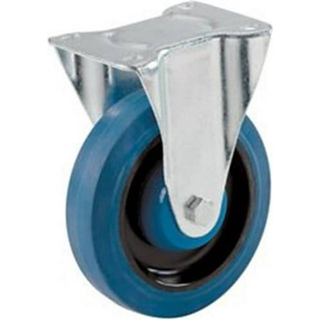 Blue Diamond TPU Wheel Caster, 3-In. D, Foot Activated Total Lock Break, 225-Lb. Load Capacity, 1-Pk -3661