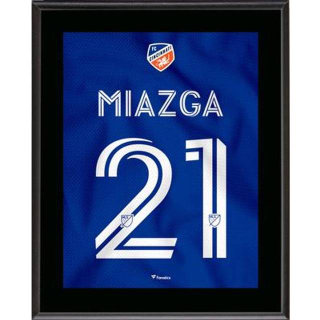 Matt Miazga FC Cincinnati 10.5" x 13" River Jersey Style Number 21 Sublimated Plaque