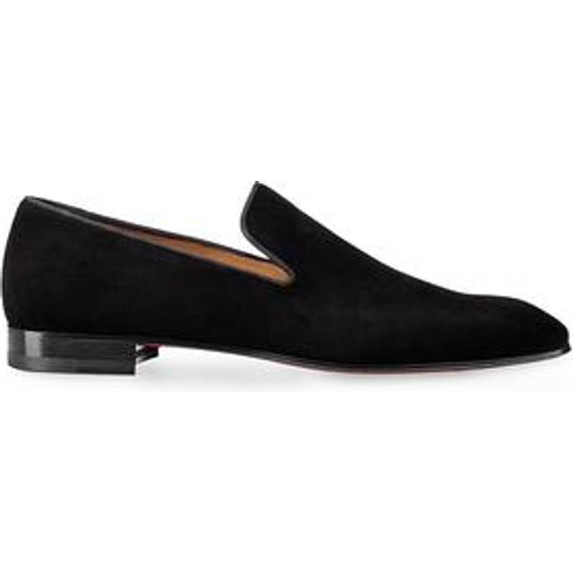 Christian Louboutin Mens Black Dandelion Suede Loafers Eur 42.5 / 8.5 Uk Men - BLACK