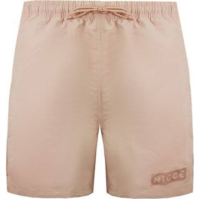 Nicce crib mens light pink swim shorts