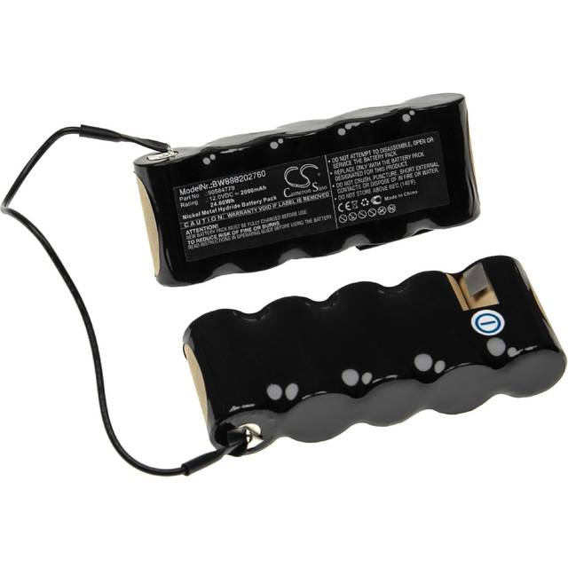 Vhbw - Battery Replacement for Black & Decker 90584779 for Vacuum Cleaner Home Cleaner (2000mAh, 12V, NiMH)