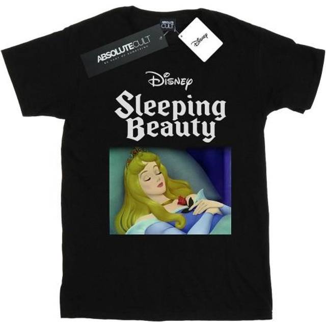 Sleeping Beauty Aurora Cotton Boyfriend T-Shirt - Black - L
