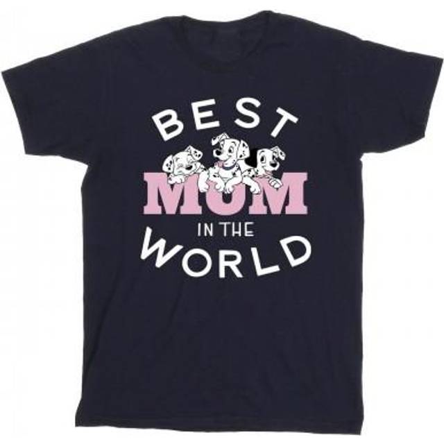 101 Dalmatians Best Mum In The World T-Shirt - Navy