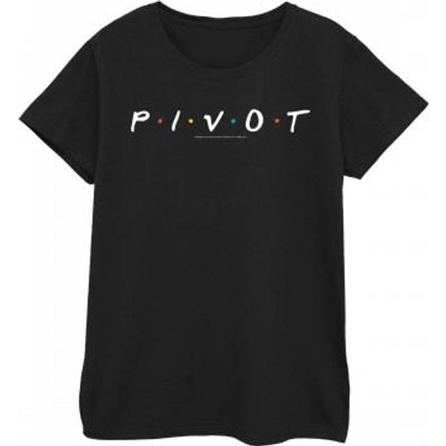 (XL, Sports Grey) Friends Womens/Ladies Pivot Logo Cotton T-Shirt