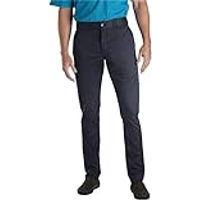 Dickies mens Skinny Straight-fit work utility pants  Dark Navy  33W x 30L US