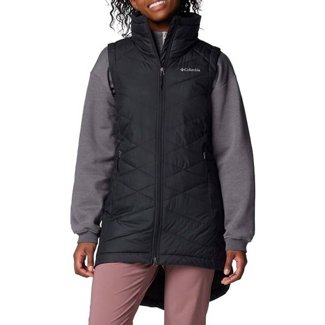 Columbia Women's Heavenly II Long Vest - Plus Size- - Black (1X)