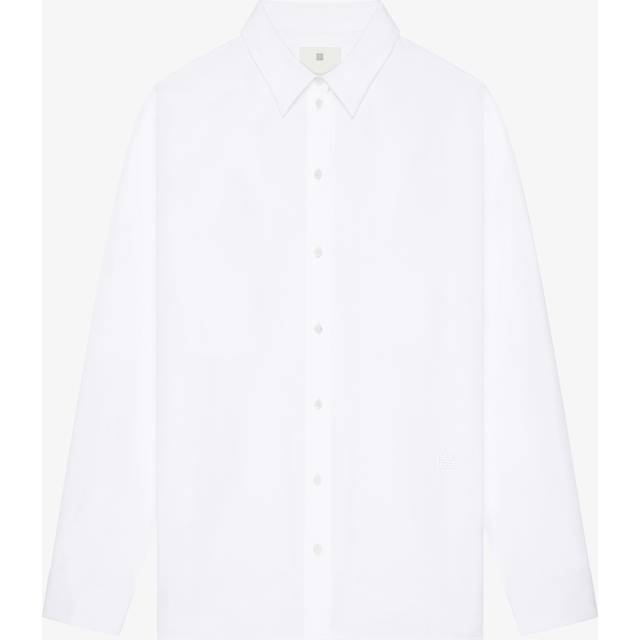 Givenchy Women's Poplin Shirt in White | Size 36 | BW61BE15JT Color 100 (36)