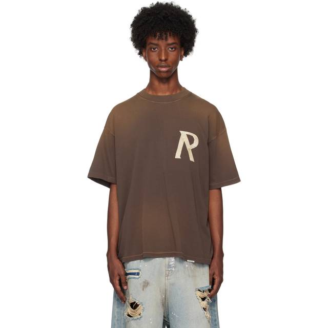 Masking Tape Initial T-Shirt - Cedar