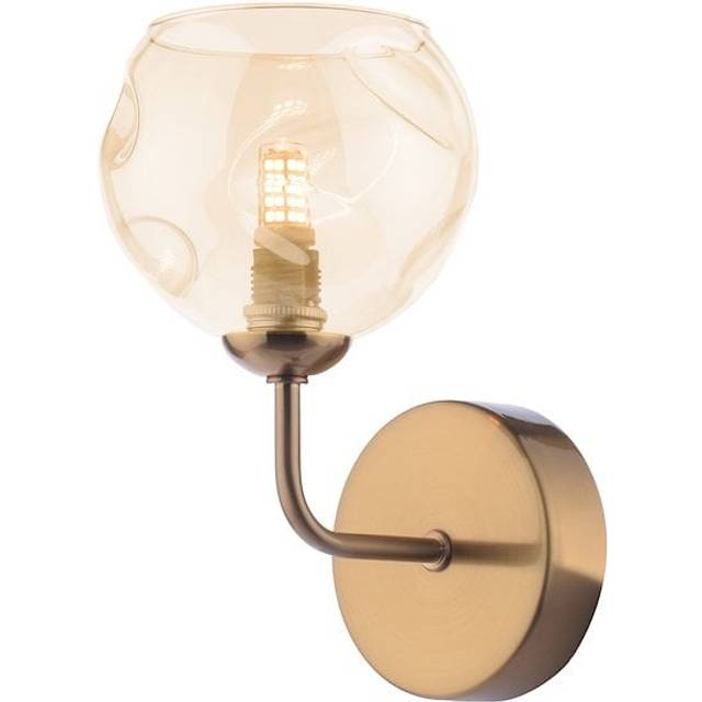 Dar Wisebuys FEY0763-16 Feya Wall Light Antique Bronze &amp; Champagne