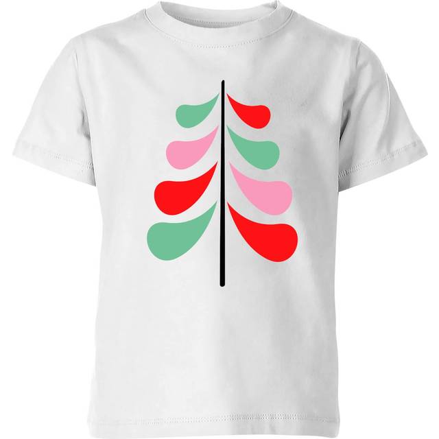 Simple Christmas Tree Kids' T-Shirt - White - 9-10 Years - White
