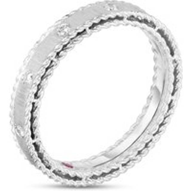 Roberto Coin Princess 18ct White Gold Diamond Ring - 18-(58)