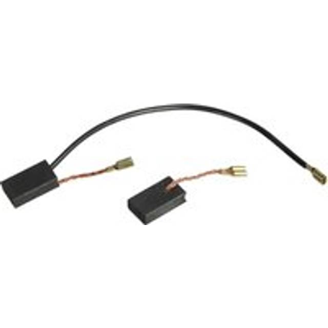 Vhbw - 2x Carbon Brush 4.9 x 9.9 x 17.2 mm compatible with Bosch gws 14-125 c 0 601 384 632, 0 601 384 637, 0 601 384 603 angle grinder