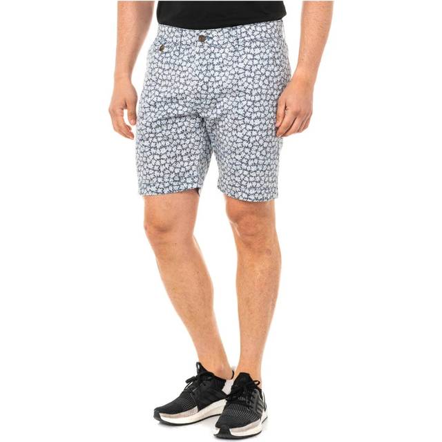 La Martina Mens Bermuda shorts with straight cut hems and belt loops LMB008 man - Multicolour Cotton - Size 32 (Waist)