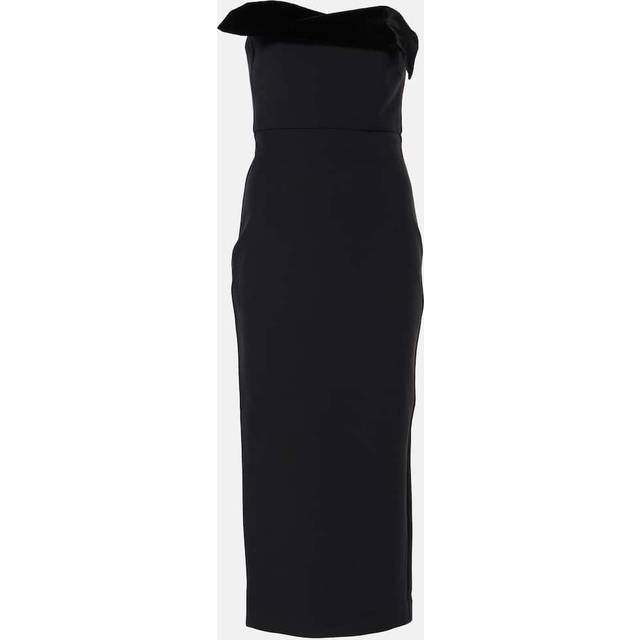 Roland Mouret Crepe bustier dress - black (UK 4)