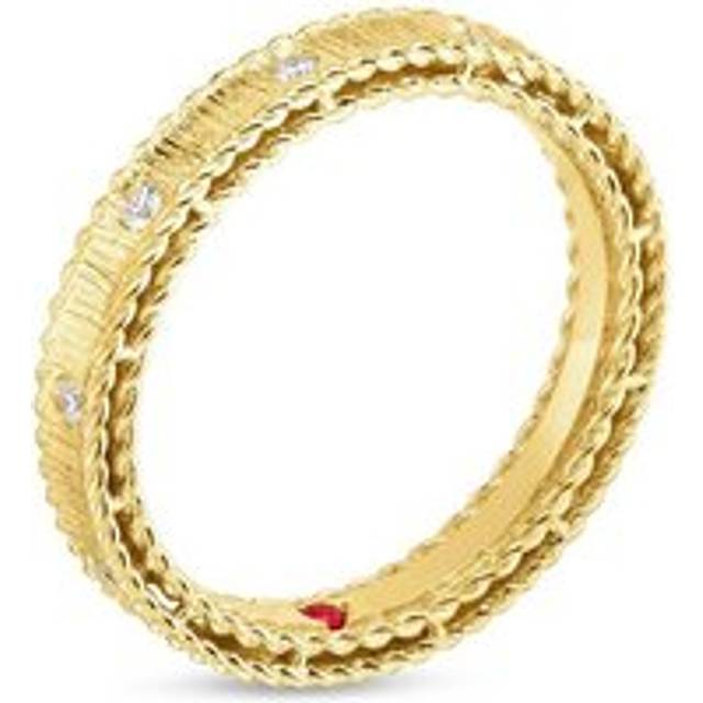 Roberto Coin Princess 18ct Yellow Gold Diamond Ring - 18-(58)