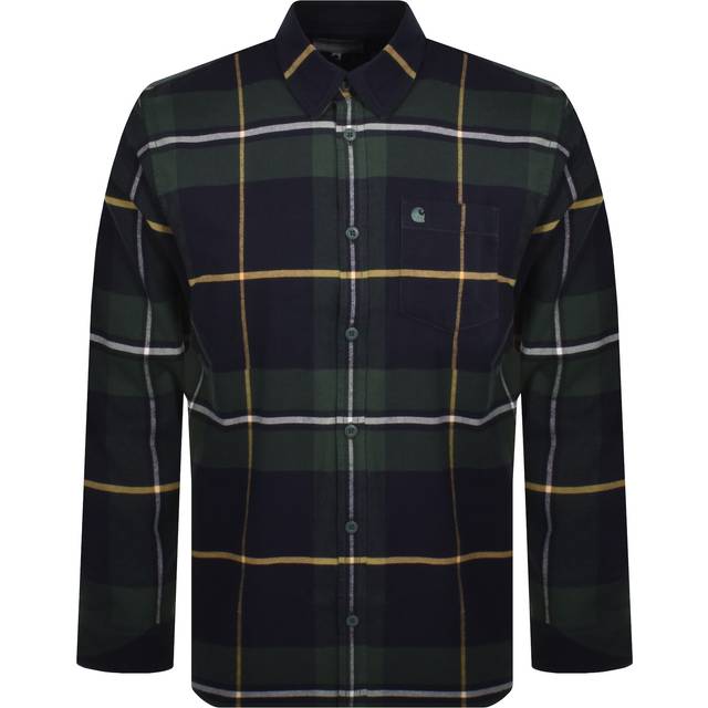 Carhartt WIP Garnett Check Loose Fit Shirt Green