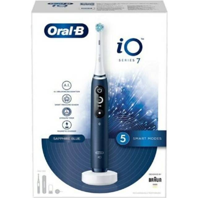 Oral-B iO Series 7 Elektrisk tandborste Sapphire Blue