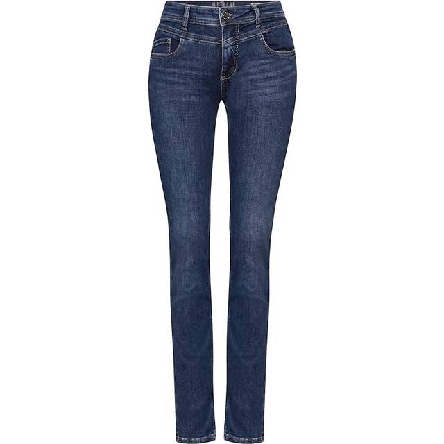 Street One Damen Style Jane Jeans Casual Fit, Authentic Indigo Wash, 25W / 30L