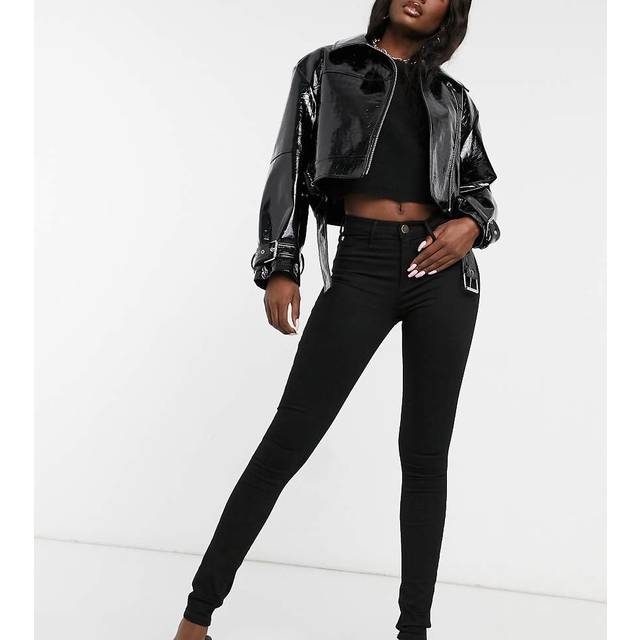 River Island Tall – Molly – Svarta skinny jeans