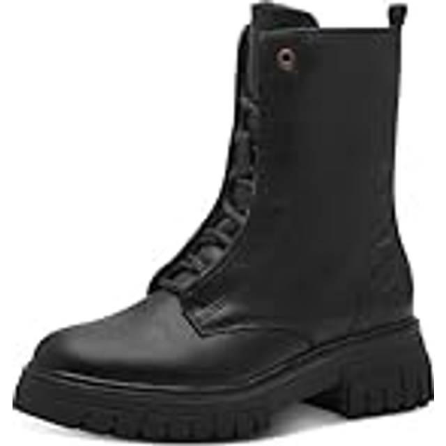 s.Oliver, Lace-up Boots, female, Black, 4 UK, Black Closed Booties Ankle Boots Women