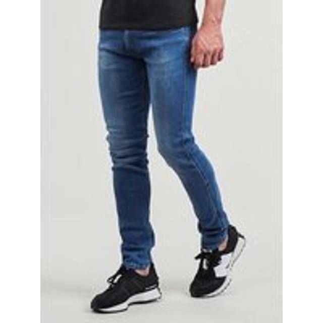 Replay Herrjeans Anbass smal passform med Power Stretch, Medium blå 009, 30W / 32L