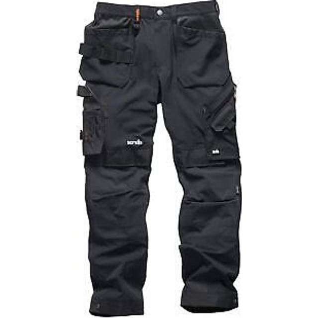 Scruffs pro flex plus holster slim fit 36r work trousers black brand style