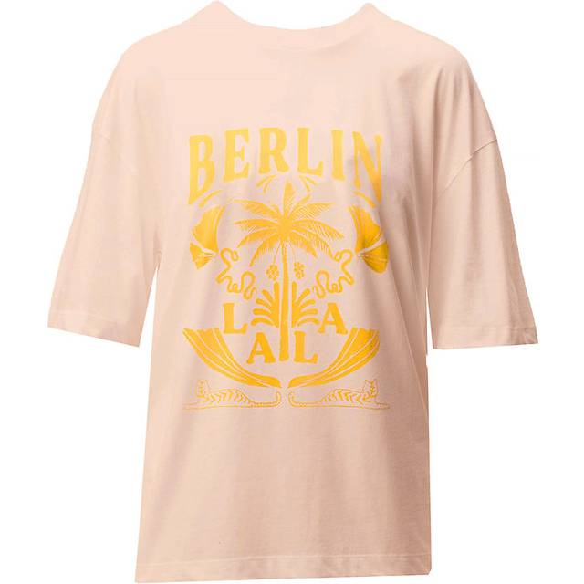 Lala Berlin T-shirt - Celia - Lala Palm Rosa - Lala Berlin - XS - Xtra Small - T-shirt