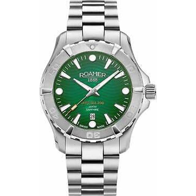 Roamer 860833 41 75 71 Deep Sea 200 Green Bracelet Watch - W60280