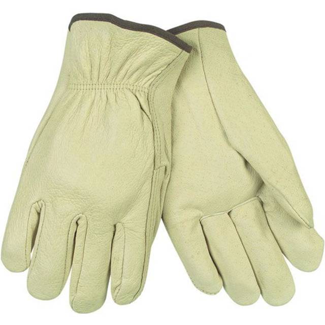 Unlined Pigskin Driver Gloves  Cream  X-Large  12 Pair