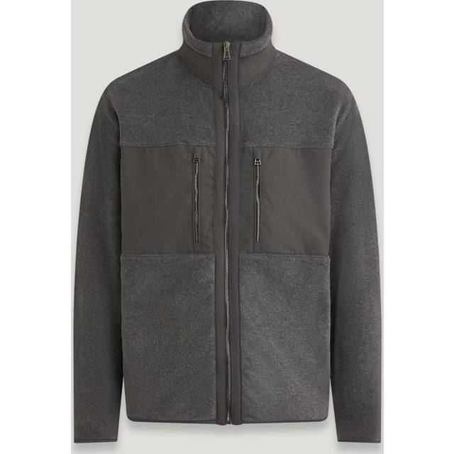 Belstaff - Welder Fleece Full Zip Sweatshirt Size: L, Col: Charcoal Heat L
