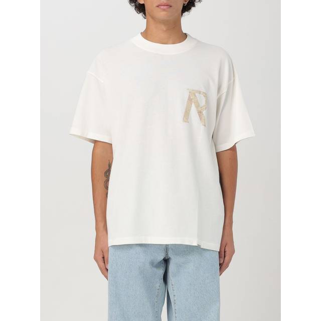Masking Tape Initial T-Shirt - Flat White