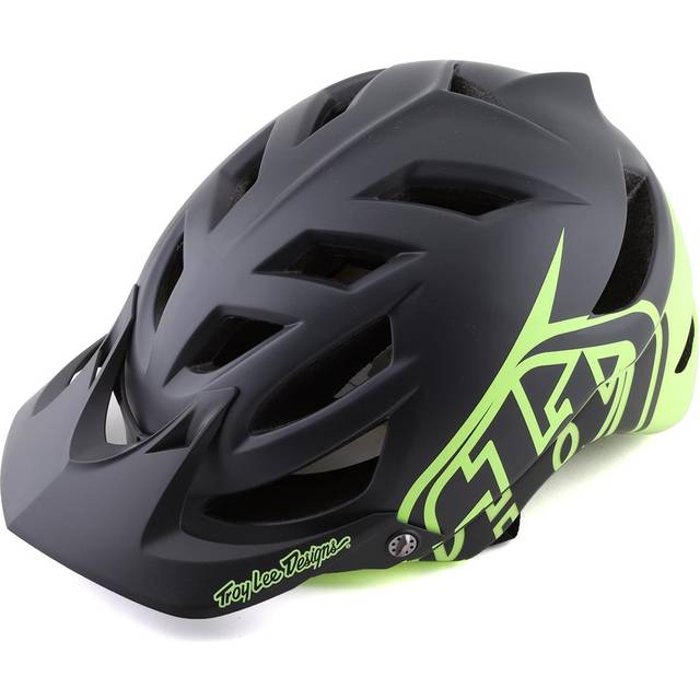 Troy Lee Designs A1 MIPS Hjälm Str. XL/XXL , Grå/Grön (XL/XXL)