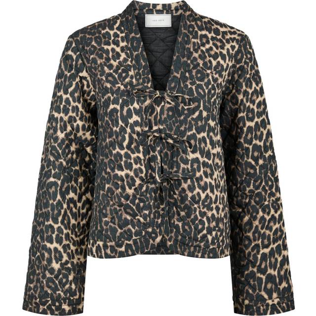 Neo Noir Dubbie Leo Quilt Jacket Dam Jackor Stl. 34 - Från Magasin - Leopard (34)