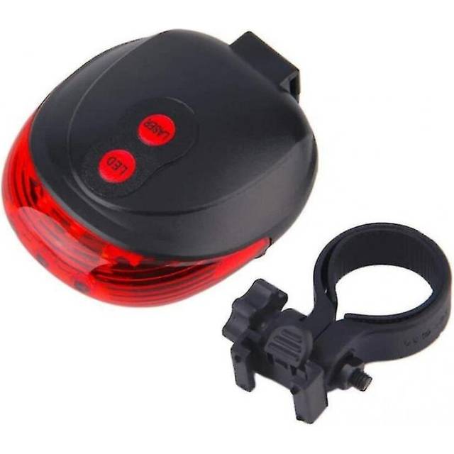 Bicycle Rear Light Lamp Powerful Red Light 7 Lighting Modes, Waterproof Safety Warning Light For Cycling Mtb Racing Road(black)