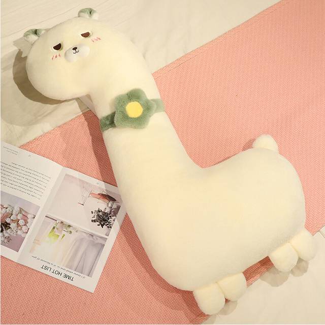 (White) Alpaca Toy Plush Doll Sofa Pillow Gift Girl Cute Fashionable And Comfortable