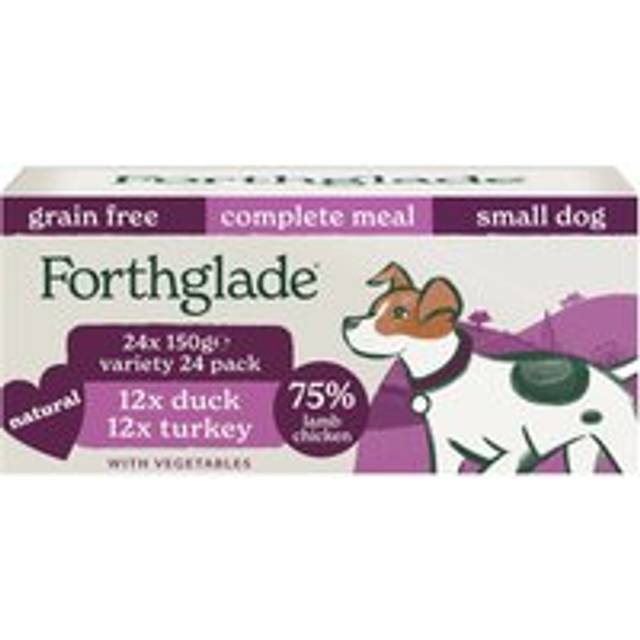 Forthglade Complete Meal Grain-Free Adult Small Dog - Duck & Turkey - 24 x 150g