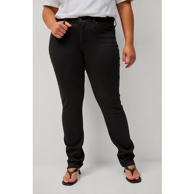 Levi's 314™ Shaping Straight Jeans dam, Black and Black, 31W / 34L