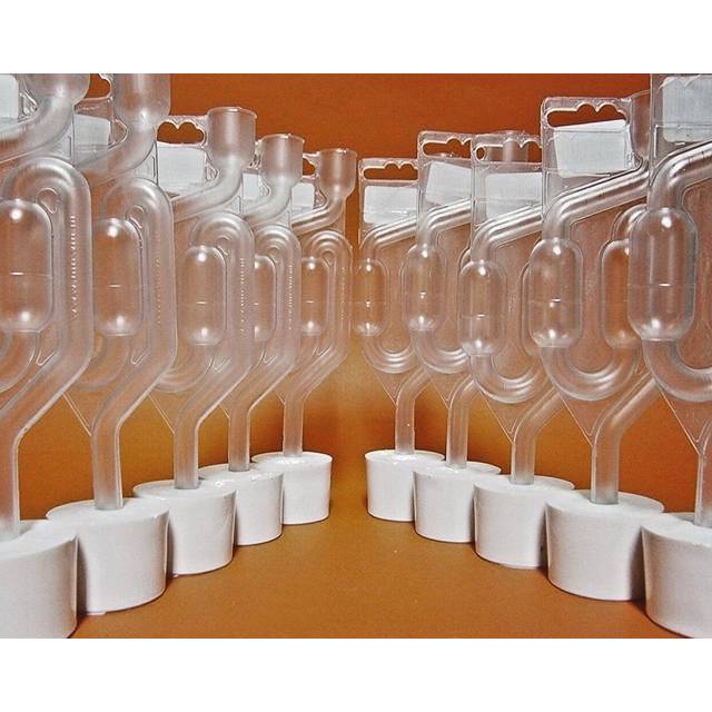 Bubble airlock + rubber stopper bungs 43 / 40 mm home brewing free p&p uk