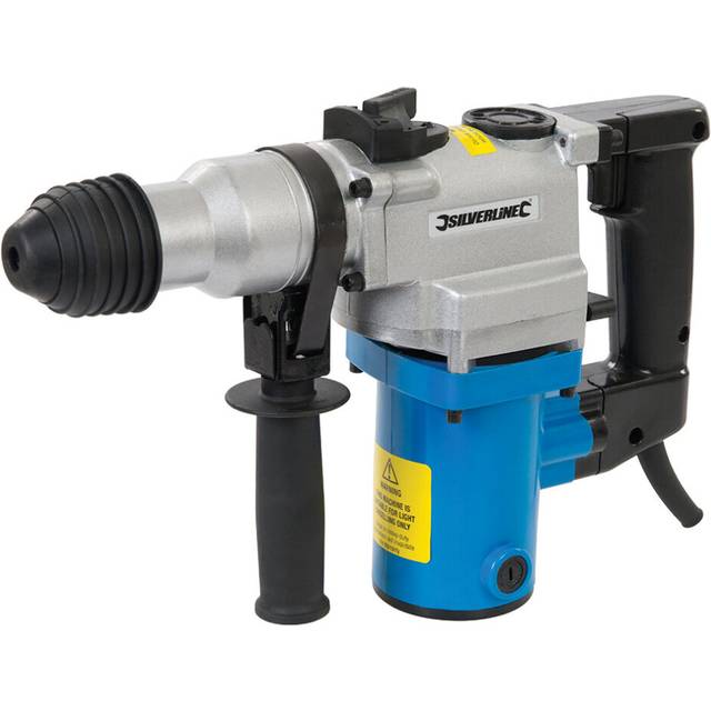 Silverline Plus Woodworks Hammer Drill Bits Machines Power DIY Tool 850W SDS ( UK )