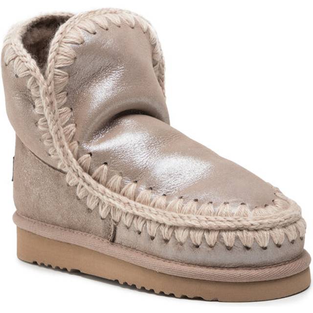 Flat Ankle Boots MOU Woman color Silver - 37