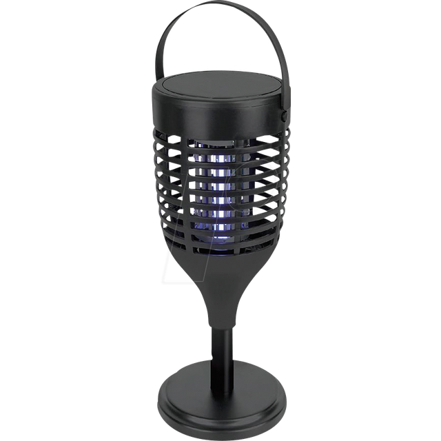 V-TAC VT-3215 23459 UV-ljus, Strömgitter UV-insektsfångare 5 W (Ø x H) 128 mm x 672 mm Svart 1 st