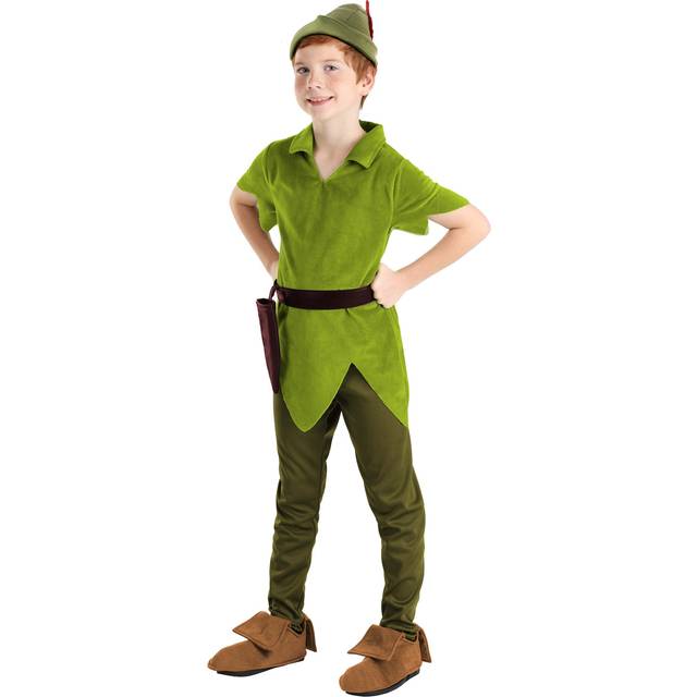 Kid's Disney Peter Pan Costume | Disney Costumes - Green&#47;Brown (XL)