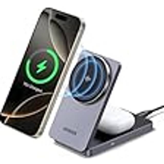 UGREEN 2-IN-1 FOLDABLE QI2 WLS CHGR