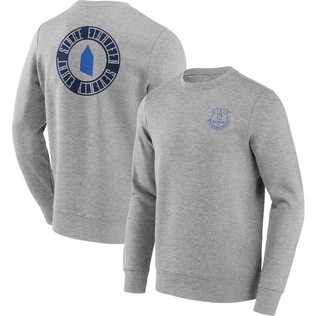 Everton Revolve Front & Back Graphic Sweatshirt - Grey Marl - Mens