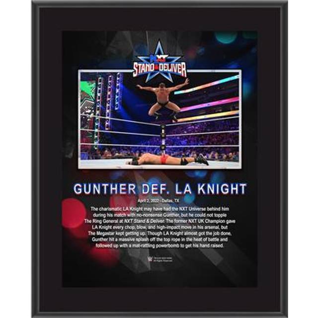Gunther 10.5" x 13" 2022 Stand & Deliver Sublimated Plaque